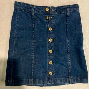 7 For All mankind girls denim skirt